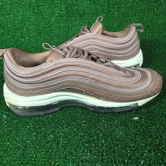 Nike Air Max 97 Taupe Rose Gold Sneakers – Size 6.5 - Picture 8 of 14